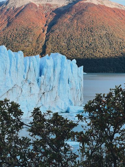 3x zoom shows the detail of Perito Moreno Glacier