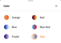 Color options for Global Heatmap.